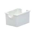 MELAMINE SUGAR POT RECTANGULAR 8X5X5CM WHITE NOVATEX