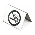 TABLE NUMBER INOX 6X6CM NO SMOKING NOVATEX