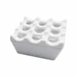 ASHTRAY WINDPROOF MELAMINE SQUARE WHITE 10X10CM NOV