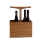 SCANDI BOX CONDIMENT HOLDER 22X13X12CM  MARI WOOD NATURAL