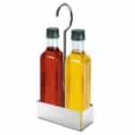 OIL OR VINEGAR BOTTLE SUPPORT 2 PIECES  BASE 57MM S/S SUPREMINOX