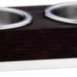WOOD STAND JAM BOWL 18X7.5X2CM 2X6CM HOLE WALNUT OAK EXCLUSIVE UNIQUE