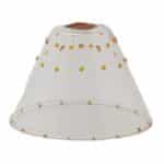 BY ORDER TABLE LAMP SWAP GLASS TOP 13X9.5CM CLEAR WITH 41 DOTS ZAFFERANO ITALY