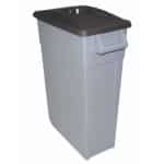 GARBAGE OPEN BIN 24X47X70CM 65L BLACK GTSA