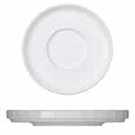 EDGE WHITE COMBI SAUCER 16CM BAUSCHER GERMANY - BY ORDER