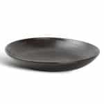 CERES DEEP PLATE 24.5X4CM BLACK F2D BELGIUM - BY ORDER