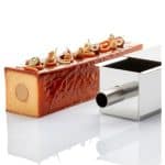 GEOMETRIC MOULDS TERRINE CARRE 8.2X29X6.4CM 90CL INOX MARTELLATO - BY ORDER