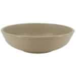 BY ORDER - MELAMINE POTTERY BROWN BOWL ROUND 33X8.2CM 3L NOV
