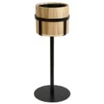 BAVARIA WOOD METAL FOOTED CHAMPAGNE WINE BUCKET 19.5X72CM ESPIEL - BY ORDER