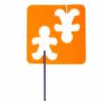 100 CHEF NITRO MOULD LOLLIPOP GINGERMAN - BY ORDER