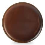 ESCURA PLATTER 24CM BROWN/GREEN F2D BELGIUM