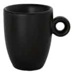 TORINO PORCELAIN MUG CUP 37.5CL BLACK MATT GTSA