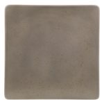FINE DINING POTTERY UNIQUE LIGHT GREY PLATE FLAT COUP SQUARE 20CM SCHONWALD GERMANY