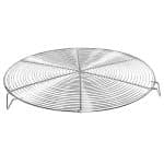 PASTRY ROUND GRILL 32CM S/STEEL GRATE WITH FEET