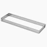PASTRY MOULD PERFORATED FRAME RECTANGULAR 28X10X2CM INOX FRANCE - BY ORDER