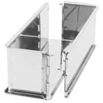 PASTRY MOULD PATE PLAIN RECTANGULAR 40X7X9CM INOX FRANCE - BY ORDER