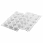 3D SILICONE MOLD 15 SMALL SAMOURAIS D4.6 X H2.3CM FRANCE