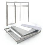 PASTRY GUITAR SINGLE SET WITH 3 FRAMES CUTTING SURFACE 38X40CM MARTELLATO - BY ORDER