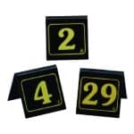 TABLE NUMBER BLACK PG 7X7CM SET 1-100 NOVATEX
