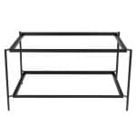 BUFFET METAL STAND BLACK ERGO 2TIER 37X58X32CM ESPIEL