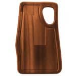 WOOD ACACIA SERVING BOARD WITH GROOVE 40X26X2CM ESPIEL