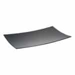 MELAMINE LUNA CURVED SQUARE PLATTER BLACK 32.5X18X4CM ILSA - BY ORDER