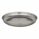 SERVING TRAY PLATTER ROUND 24CM INOX VINTAGE GTSA