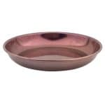 SERVING TRAY PLATTER ROUND 24CM INOX COPPER