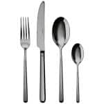 BY ORDER - LINEAR PVD BLACK ESPRESSO SPOON 1PC 18-10 INOX SAMBONET ITALY