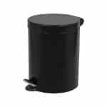 PEDAL BIN 5L BLACK MADE IN EU