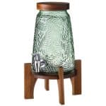 DISPENSER JUICE GLASS 4L BASE AND LID WOOD ACACIA GTSA