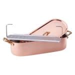 COPPER FISH KETTLE 40X17X10CM AGNELLI ITALY - BY ORDER