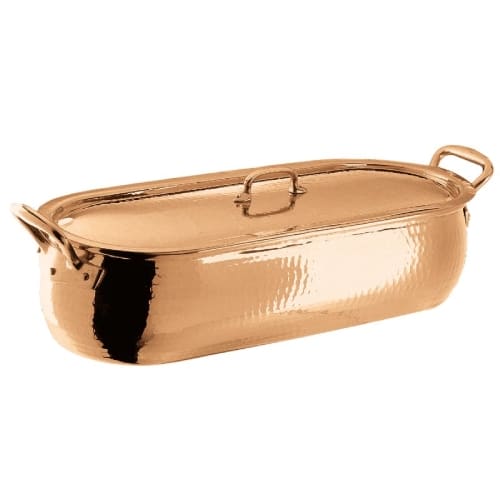 COO-PAD-15438-50.jpg COPPER FISH KETTLE 50X18X11CM PADERNO ITALY - BY ORDER - Image 1