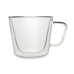 OSLO GLASS DOUBLE WALL BOROSILICATE MUG CUP 36CL 1PC FDL BELGIUM - BY ORDER