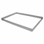 BY ORDER - FRAME RECTANGULAR MOULD 57X37X6CM INOX 18-10 FRANCE