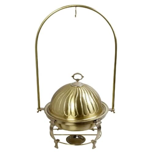 BUF-ESP-TAF103.jpg BRONZE GOLD COLOR CHAFFING DISH 57X48CM 6L ESPIEL - BY ORDER - Image 1