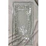 BUFFET GLASS 10MM TRAY PLATTER RECTANGULAR 50X24CM MODA