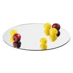 BUFFET TRAY MIRROR WITH ACRYLIC OVAL 45X30CM PADERNO - BY ORDER