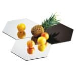 BUFFET TRAY MIRROR WITH ACRYLIC HEXAGONAL 38CM PADERNO - BY ORDER