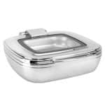 CHAFING DISH INDUCTION WINDOW SQUARE 2/3 35.3X32CM INOX 04005081 UNIQUE - BY ORDER