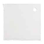 CHAMPAGNE CLOTHE WITH WHOLE 50X50CM 1PC 03-234 WHITE