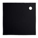 CHAMPAGNE CLOTHE WITH WHOLE 50X50CM 1PC 03-231 BLACK
