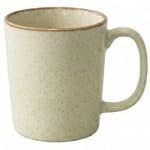 ESSENTIALS PORCELAIN REACTIVE MUG CUP 33CL GREEN KHAKI ESPIEL
