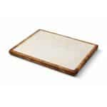 PRESTIGE WOOD MANGO ENAMEL COATING RECTANGULAR GN 1/2 32.5X26.5CM WHITE GOLD SPOTS GTSA