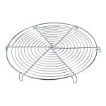 PASTRY ROUND GRILL 32CM S/STEEL GRATE WITH FEET