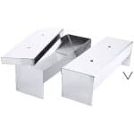 TERRINE MOULD WITH LID V SHAPE 26X8X7.5CM 70CL INOX 18-10