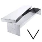 TERRINE MOULD WITH LID V SHAPE 50X10X9CM 2L INOX 18-10