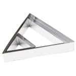 PASTRY RING FRAME TRIANGLE 20X4.5CM INOX PADERNO ITALY - BY ORDER