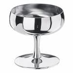 GIOTTO ICE CREAM, SALAD, NUTS BOWL WITH STAND 8.5CM 15CL INOX 18-10 MEPRA ITALY - BY ORDER
