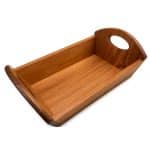 WOOD ACACIA BOX BREAD SKAFAKI 31X18X10CM GTSA